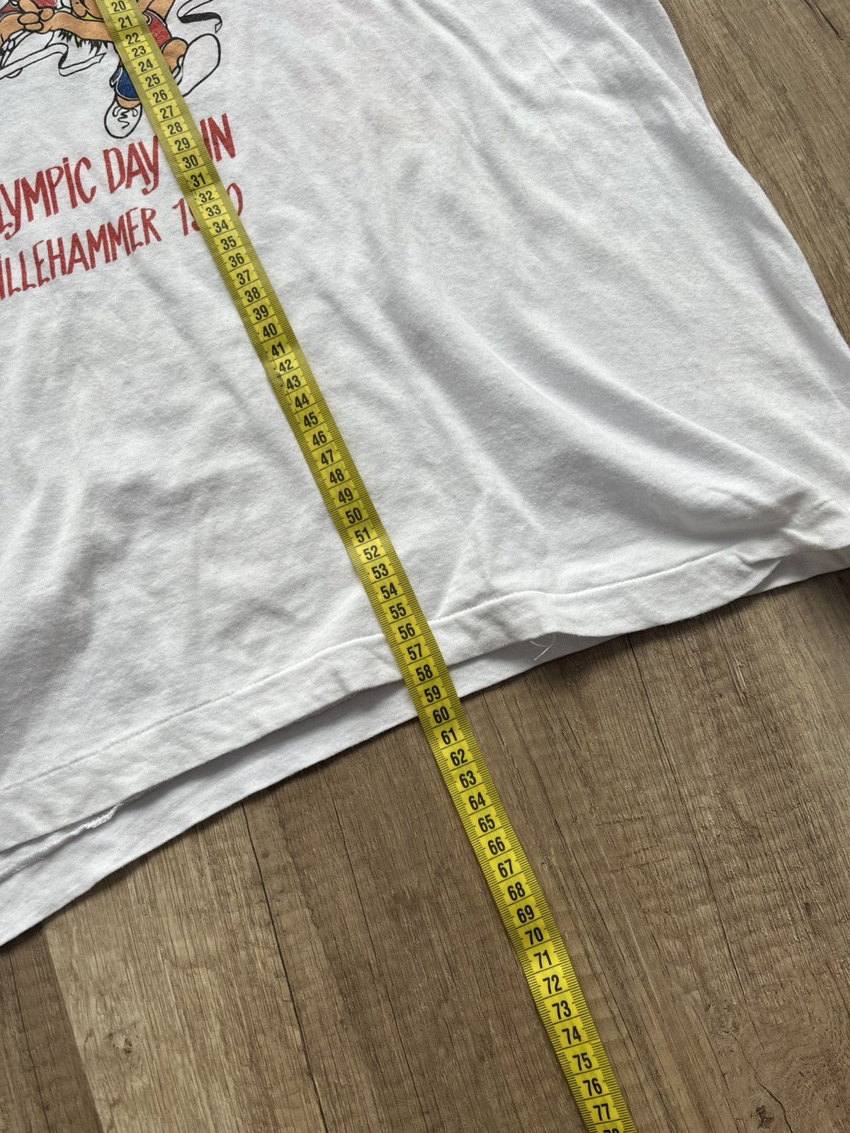 USA Olympics × Vintage Olympic Run Day Lillehammer 1990 Vintage Rare T-Shirt Size L Size US L / EU 52-54 / 3 - 9 Thumbnail