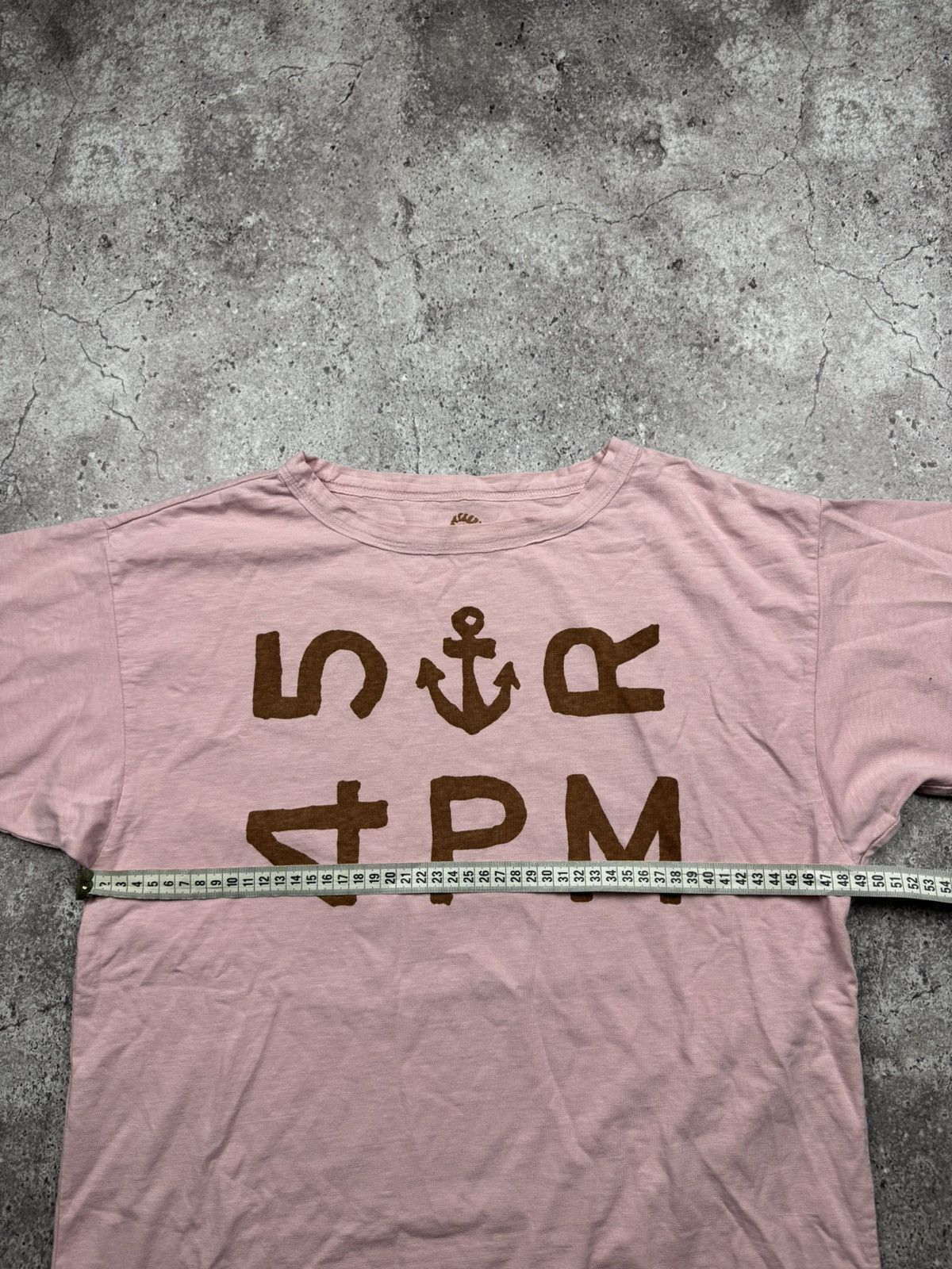 45rpm 45 RPM Anchor Y2K Vintage T Shirt Pink Made In Japan Size US M / EU 48-50 / 2 - 6 Thumbnail