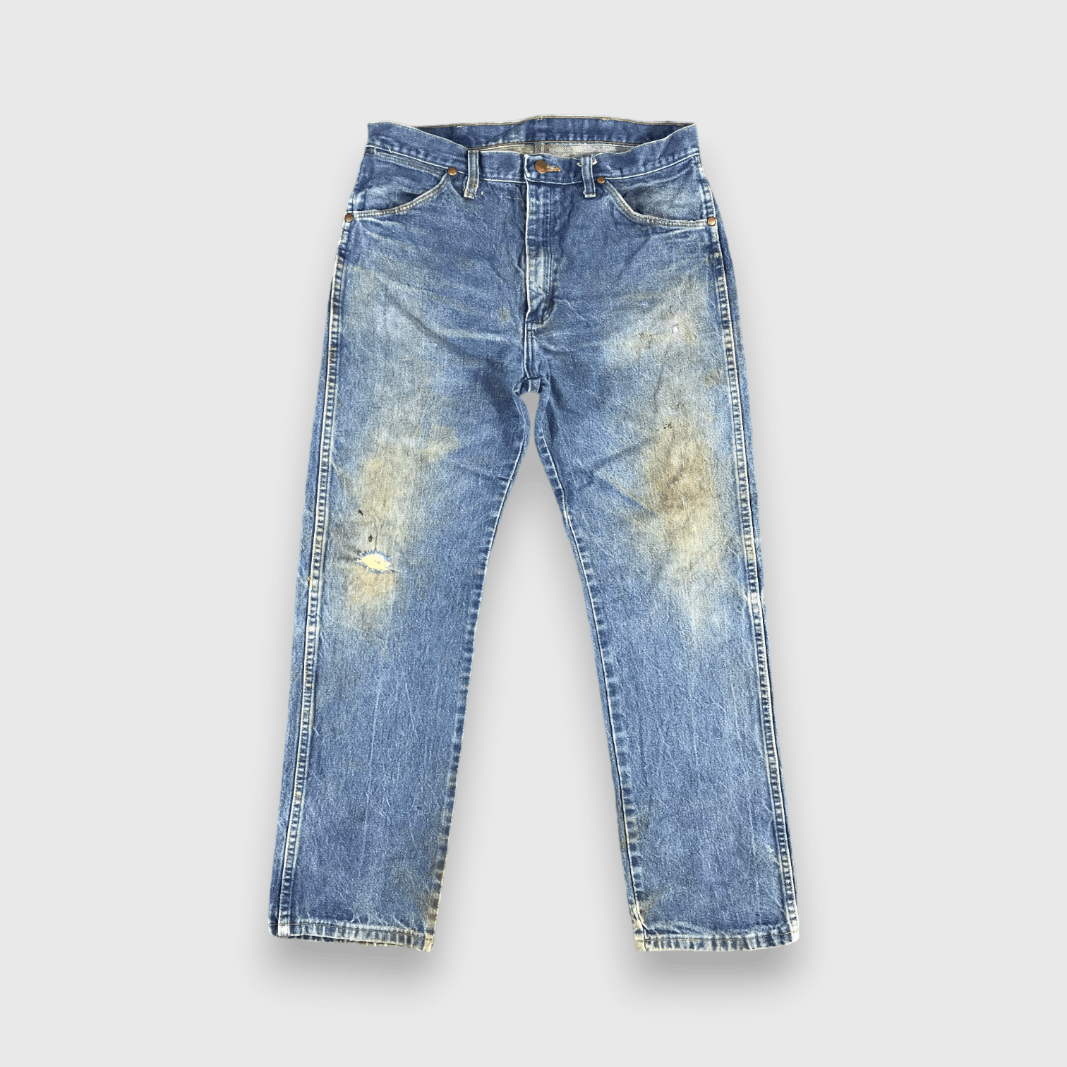 Wrangler Vintage Blue Wash Wrangler Jeans-J2279 Size US 33 - 1 Thumbnail