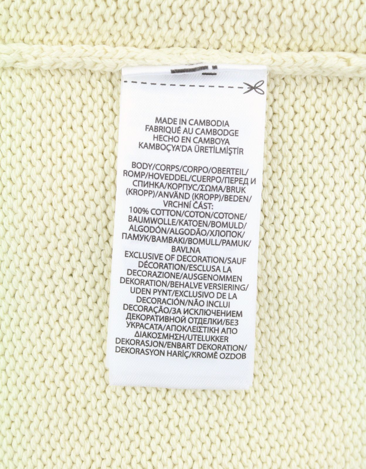 Ralph Lauren CREAM L Tight Knit Crew Neck Pullover 86929 Size US L / EU 52-54 / 3 - 9 Thumbnail
