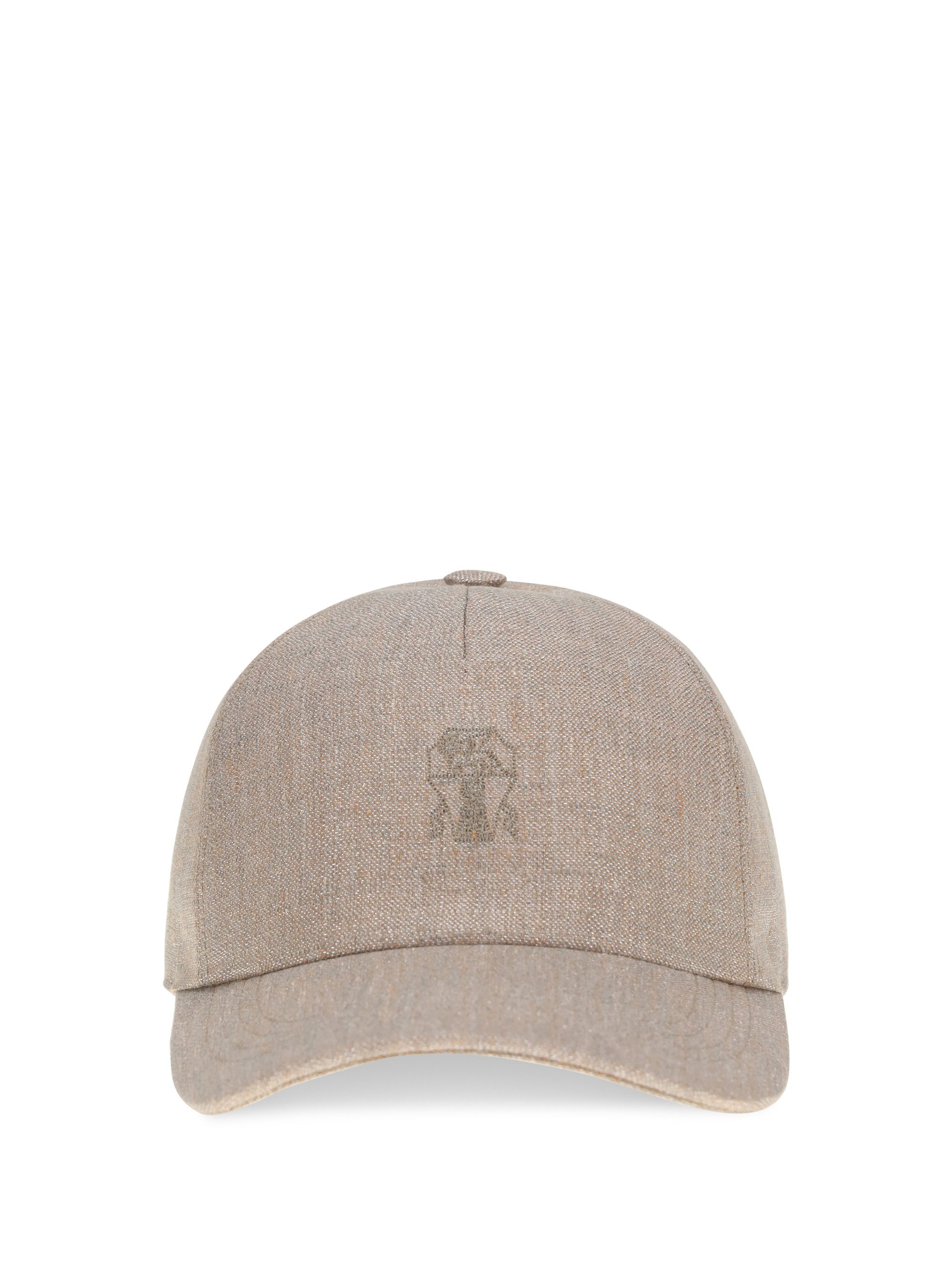 Brunello Cucinelli Sparkling linen twill Baseball Cap Size ONE SIZE - 1 Thumbnail