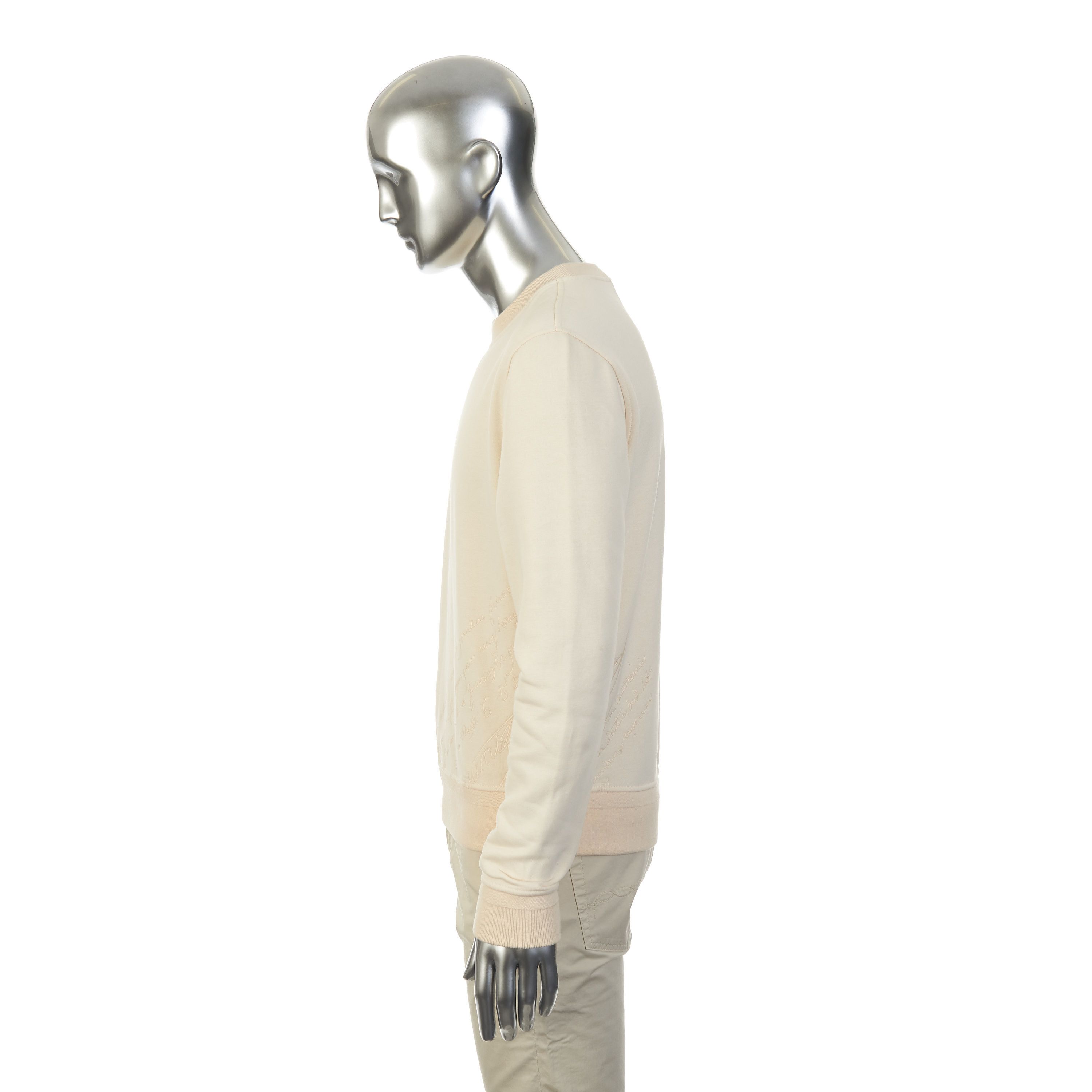 Berluti Embroidered Scritto Sweatshirt Size US S / EU 44-46 / 1 - 4 Thumbnail