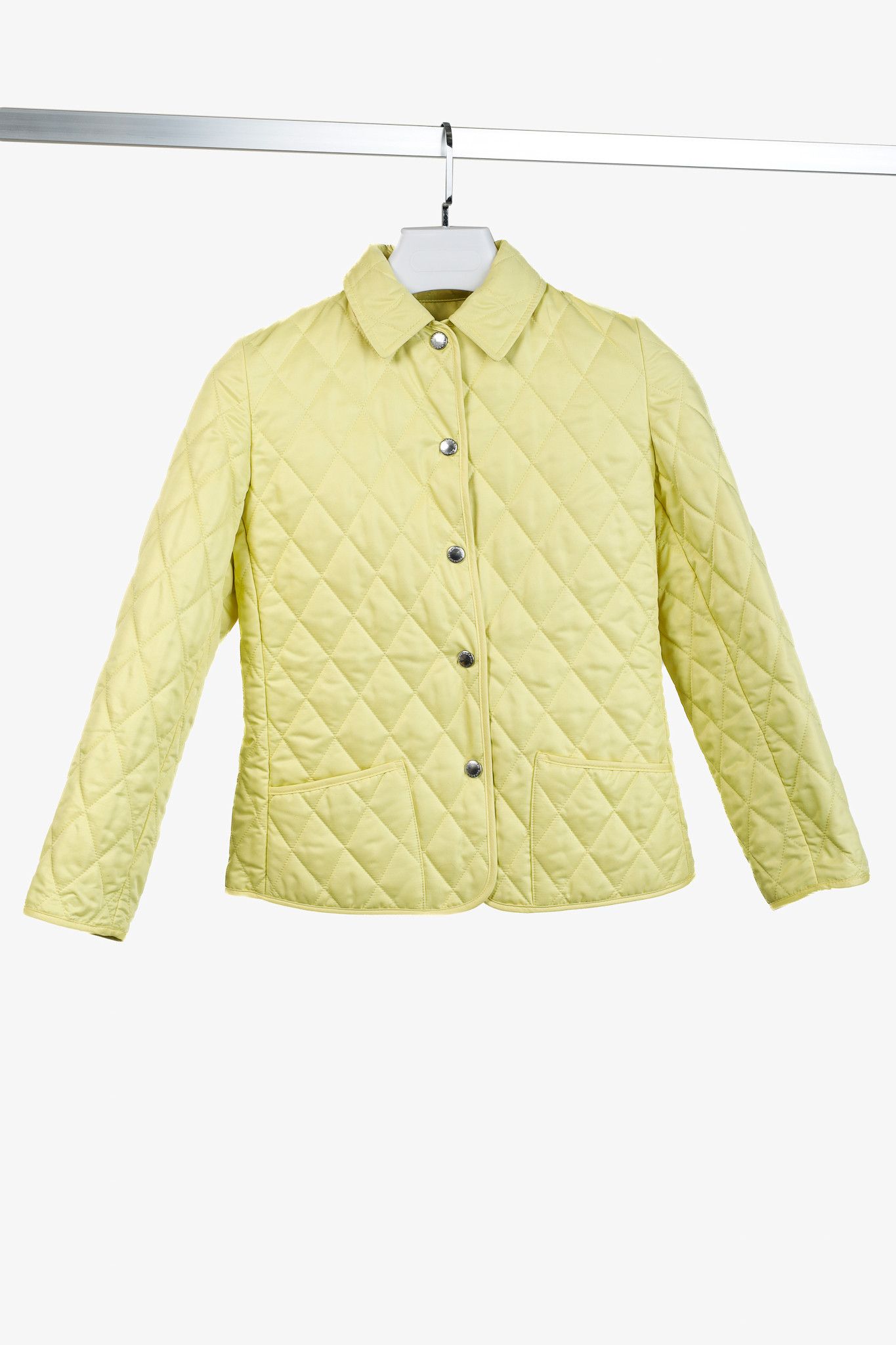 Burberry Burberry Lemon Quilted Snap-Closure Jacket Size XS / US 0-2 / IT 36-38 - 1 Thumbnail