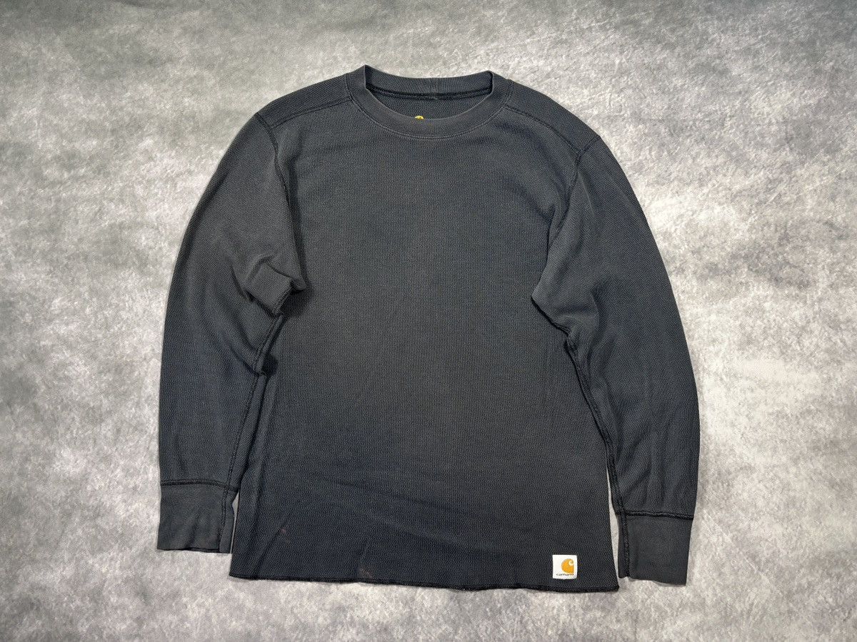 Carhartt Vintage Carhartt Thermal Longsleeve Thrashed Faded 1990s L Size US L / EU 52-54 / 3 - 18 Thumbnail