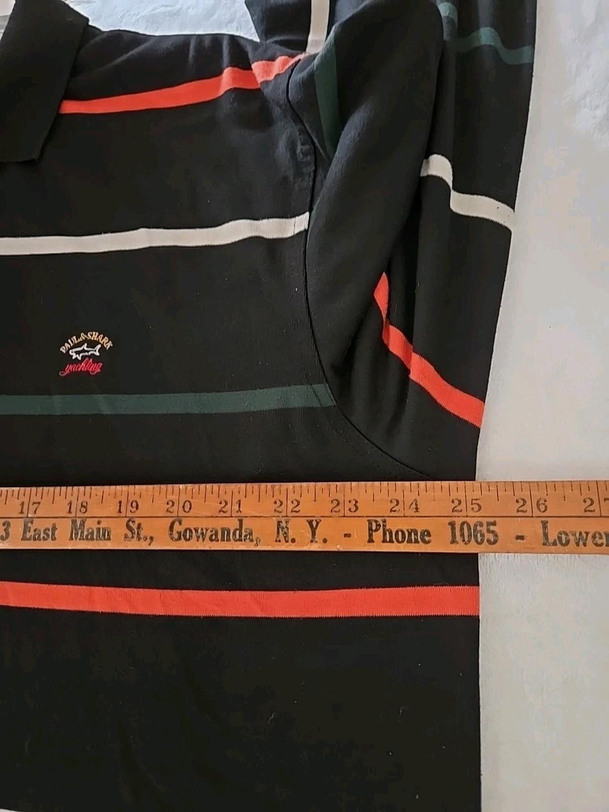 Paul & Shark Paul & Shark Mens 3XL Yachting Rugby Long Sleeve Polo Shirt Size US XXL / EU 58 / 5 - 8 Thumbnail