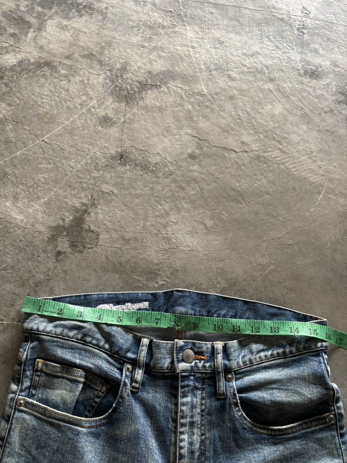 Japanese Brand KEEP SHOW LEGIT skinny slim japanese patchwork KAPITAL style Size US 31 - 20 Thumbnail