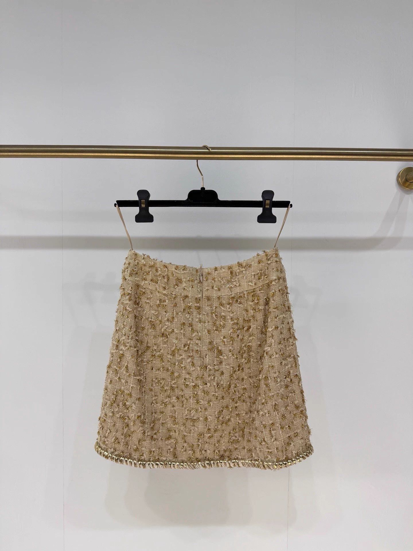 Chanel Chanel Beach Collection Gold Woven Skirt 99 New FR34 Size 25" / US 0 / IT 36 - 5 Thumbnail