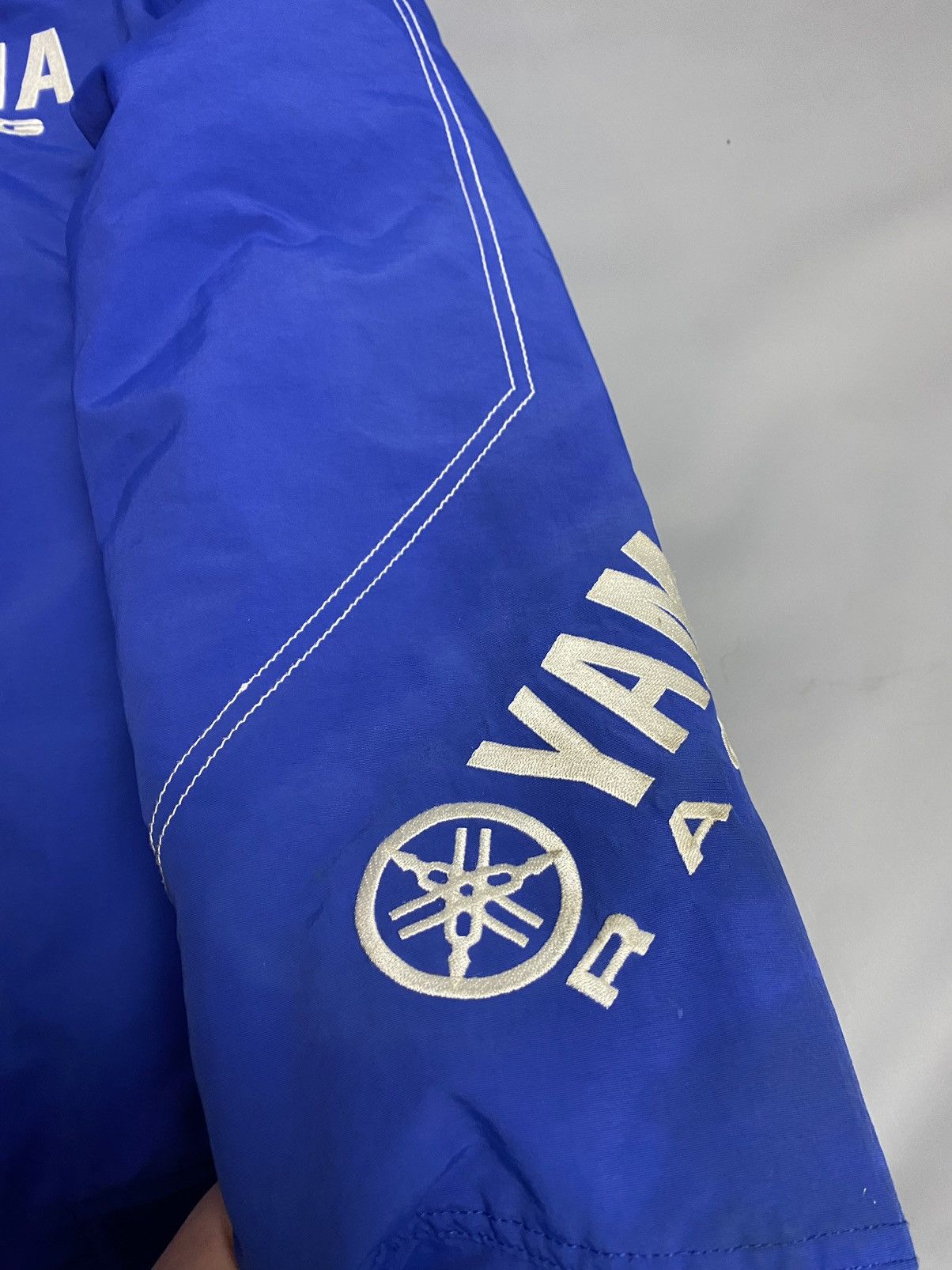 Yamaha VTG Yamaha Racing Padded Bomber Jacket Blue Moto Size Men XL Size US XL / EU 56 / 4 - 13 Thumbnail