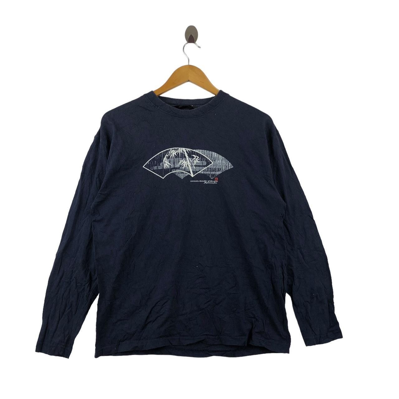 Other Vintage BARBADS TOKYO Japanese Fan Bamboo Tee Shirt Size L / US 10 / IT 46 - 1 Thumbnail