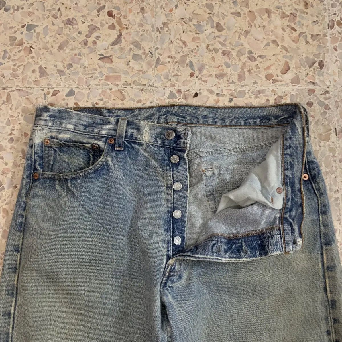 Levi's 1990’s Vintage Levi’s 501xx Jeans 34x32 Levis Denim Pants Size US 34 / EU 50 - 7 Thumbnail