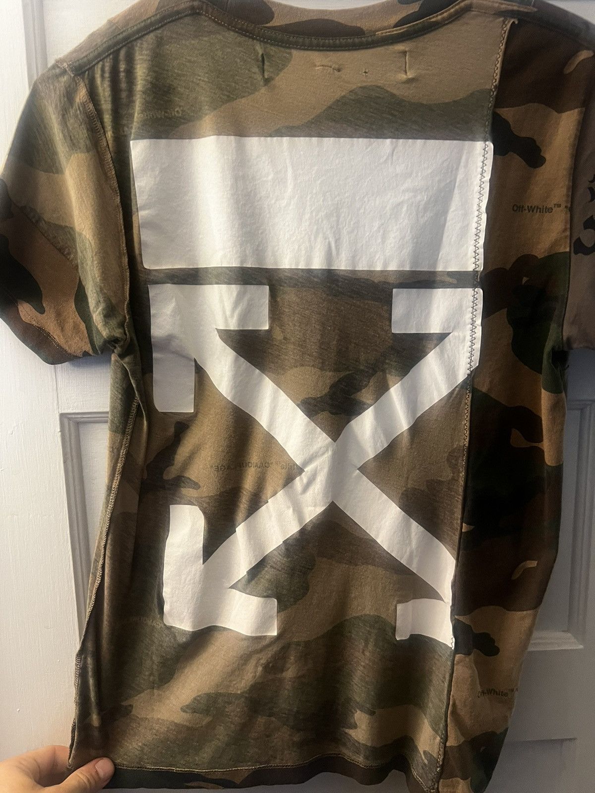 Off-White Off-White Reconstructed Camo Tee size XS Size US XS / EU 42 / 0 - 3 Thumbnail