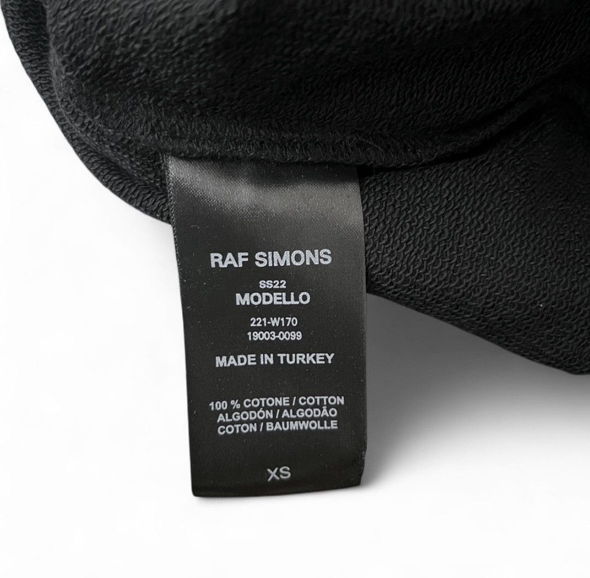 Raf Simons SS22 Raf Simons ‘Grimcrawler’ Seperate Sleeve Hoodie Size US XS / EU 42 / 0 - 6 Thumbnail
