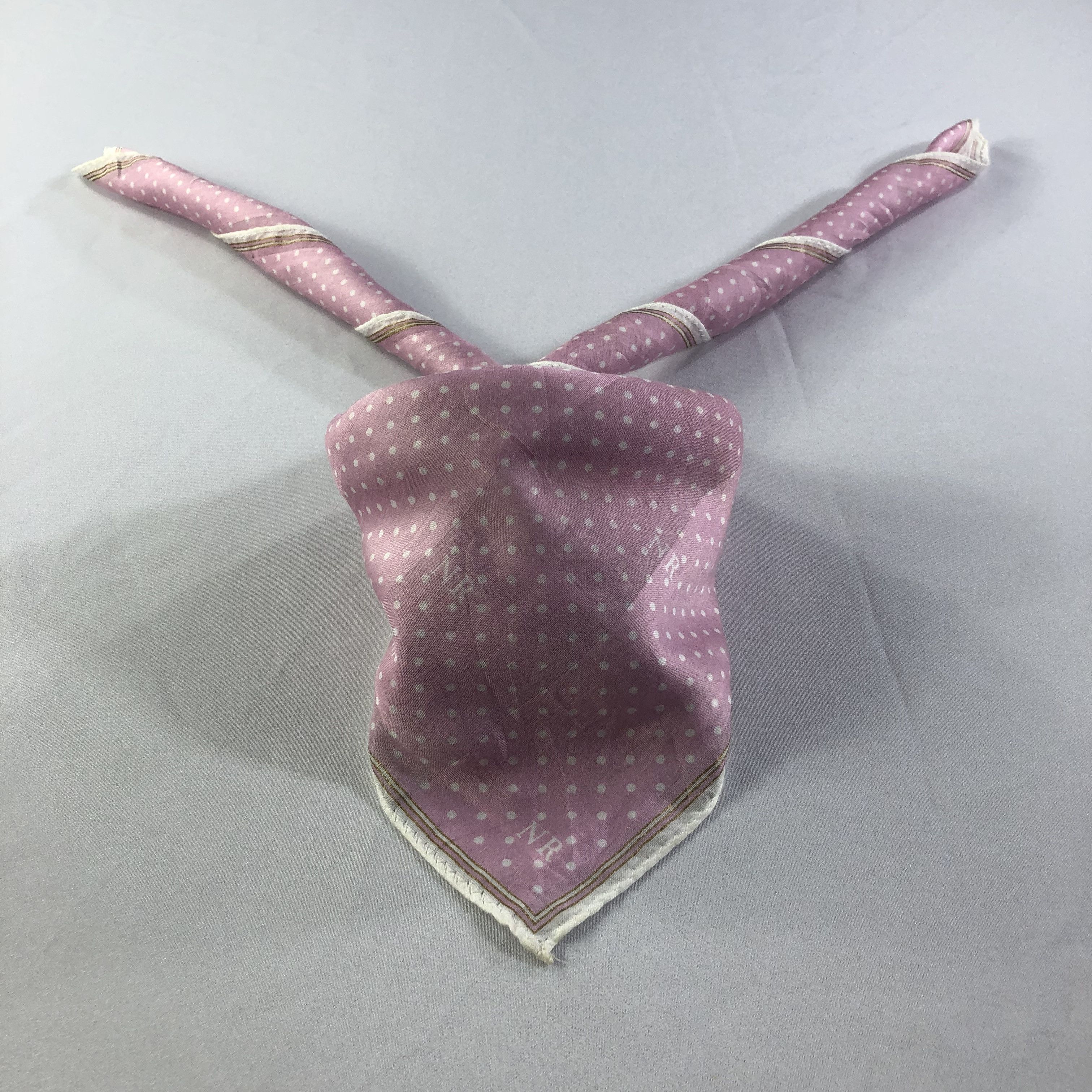 Nina Ricci Nina Ricci Monogram Handkerchief Neckerchief Bandana H1565 Size ONE SIZE - 1 Thumbnail