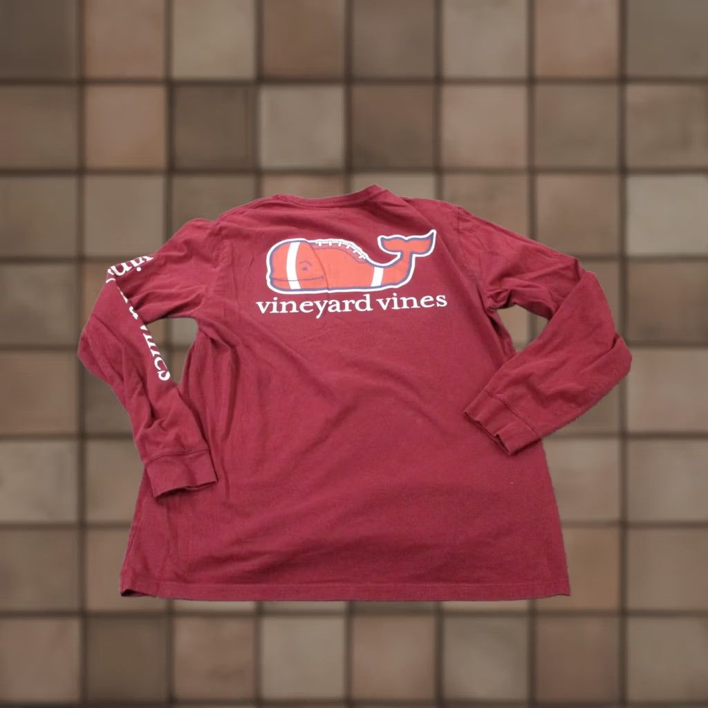 Vineyard Vines Vineyard Vines Shirt Men M Red Logo Iroquois Football Casual Preppy College Size US M / EU 48-50 / 2 - 1 Thumbnail
