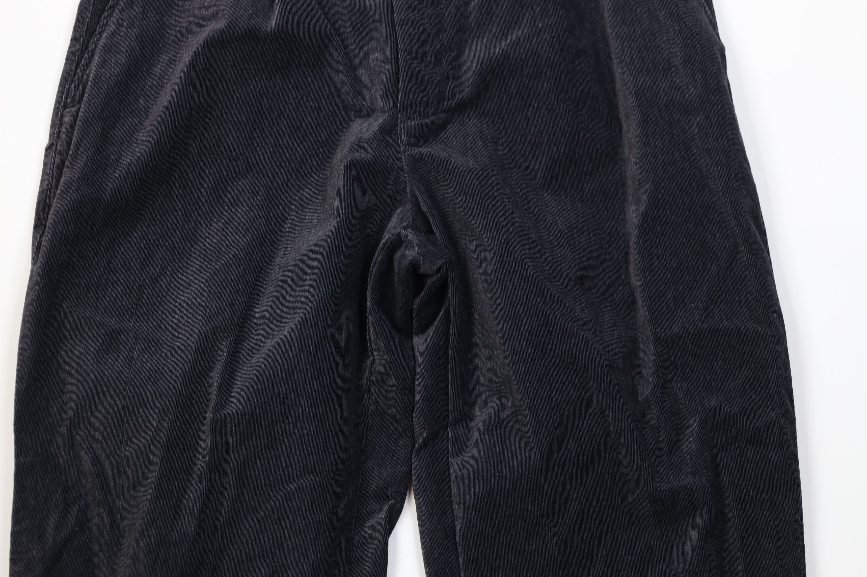 Vintage Vintage 90s Streetwear Wide Leg Corduroy Chino Pants Gray Size US 34 / EU 50 - 3 Thumbnail