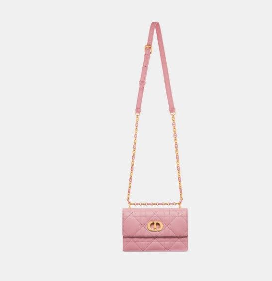 Dior o1w1db11224 Size: OS / Miss Caro Mini Bag in Melocoton Pink Size ONE SIZE - 4 Thumbnail