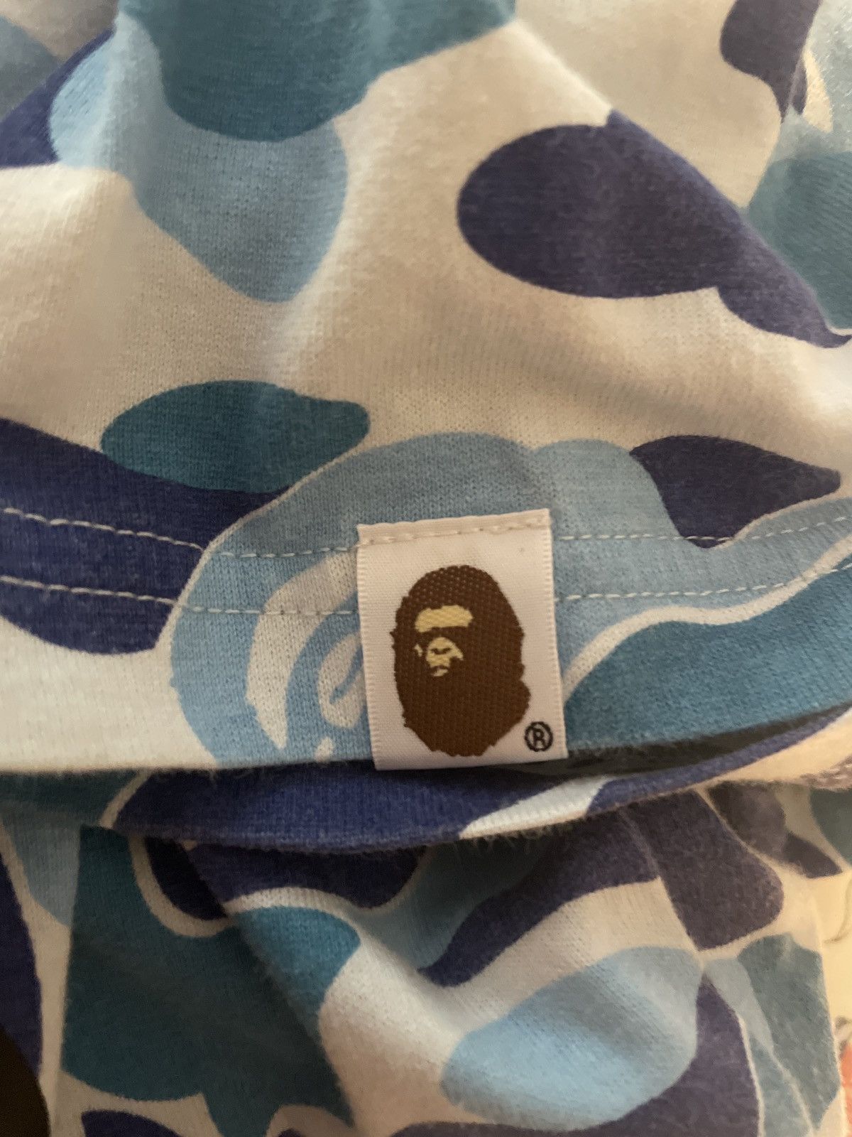Bape Bape Classic Blue Shark Tee Size US M / EU 48-50 / 2 - 6 Thumbnail
