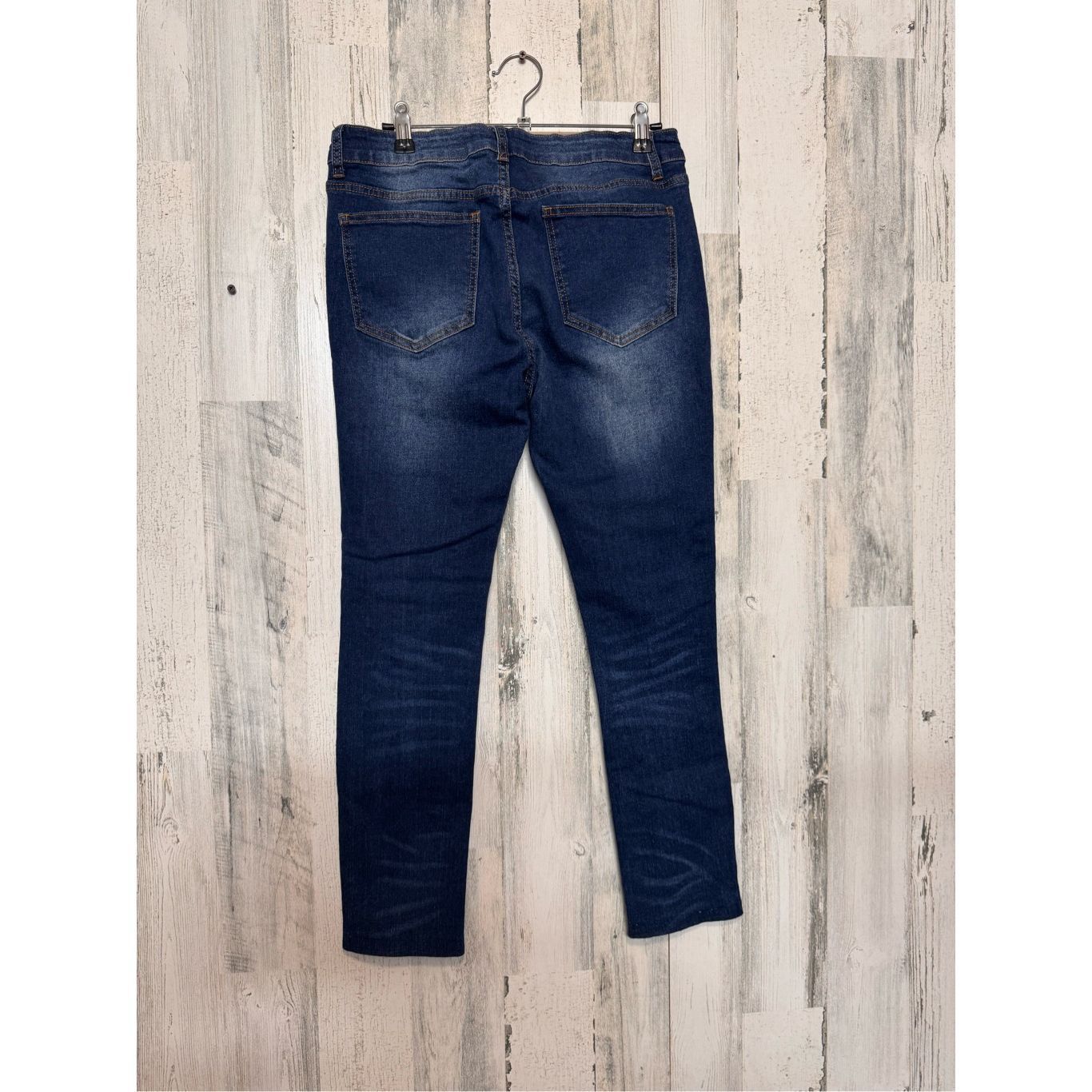 Other S & A Jeans Women’s Skinny Dark Wash Distressed Stretch Deni Size 29" - 13 Thumbnail