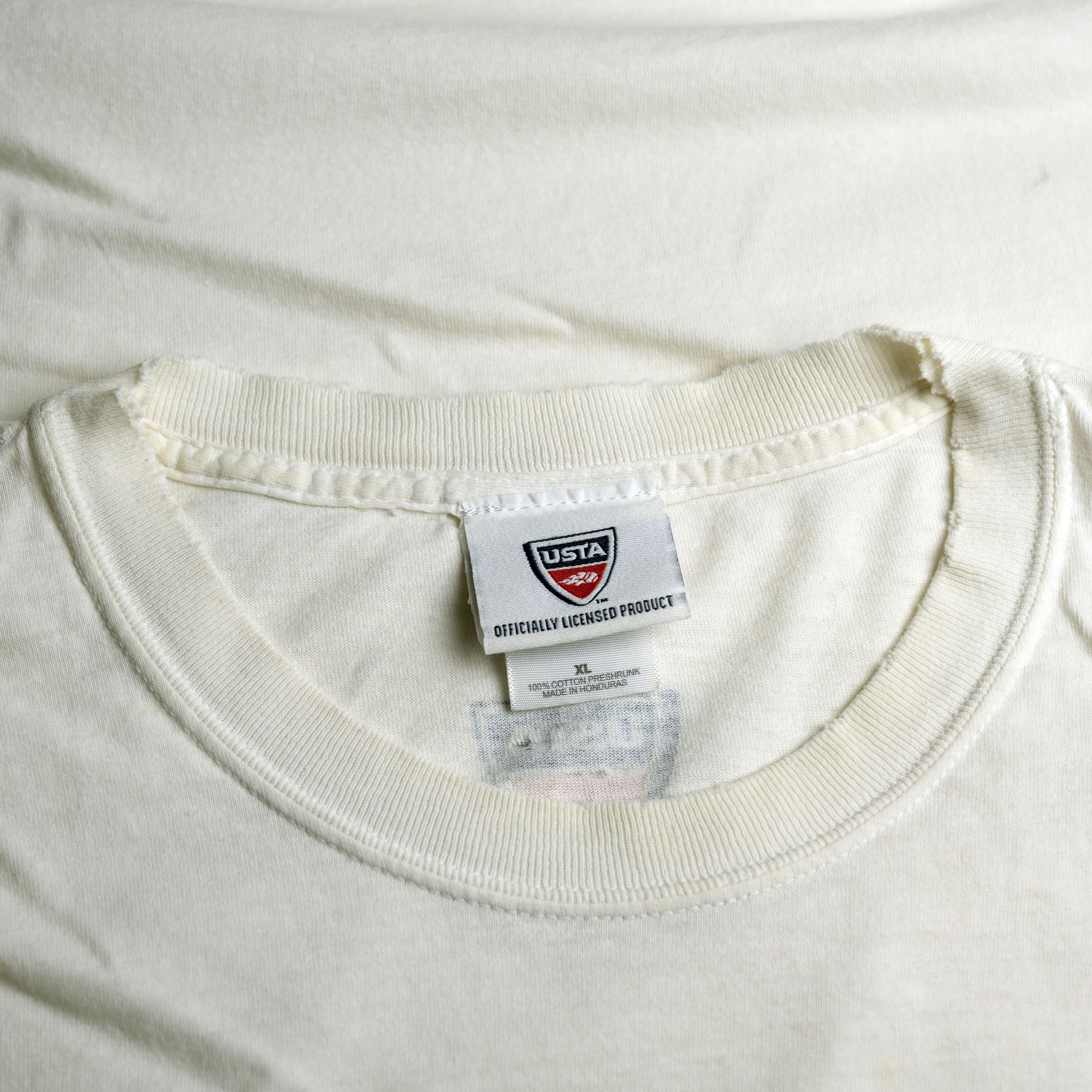Vintage Vintage 2006 US Open Tennis Thrashed Tee Shirt Size US XL / EU 56 / 4 - 3 Thumbnail