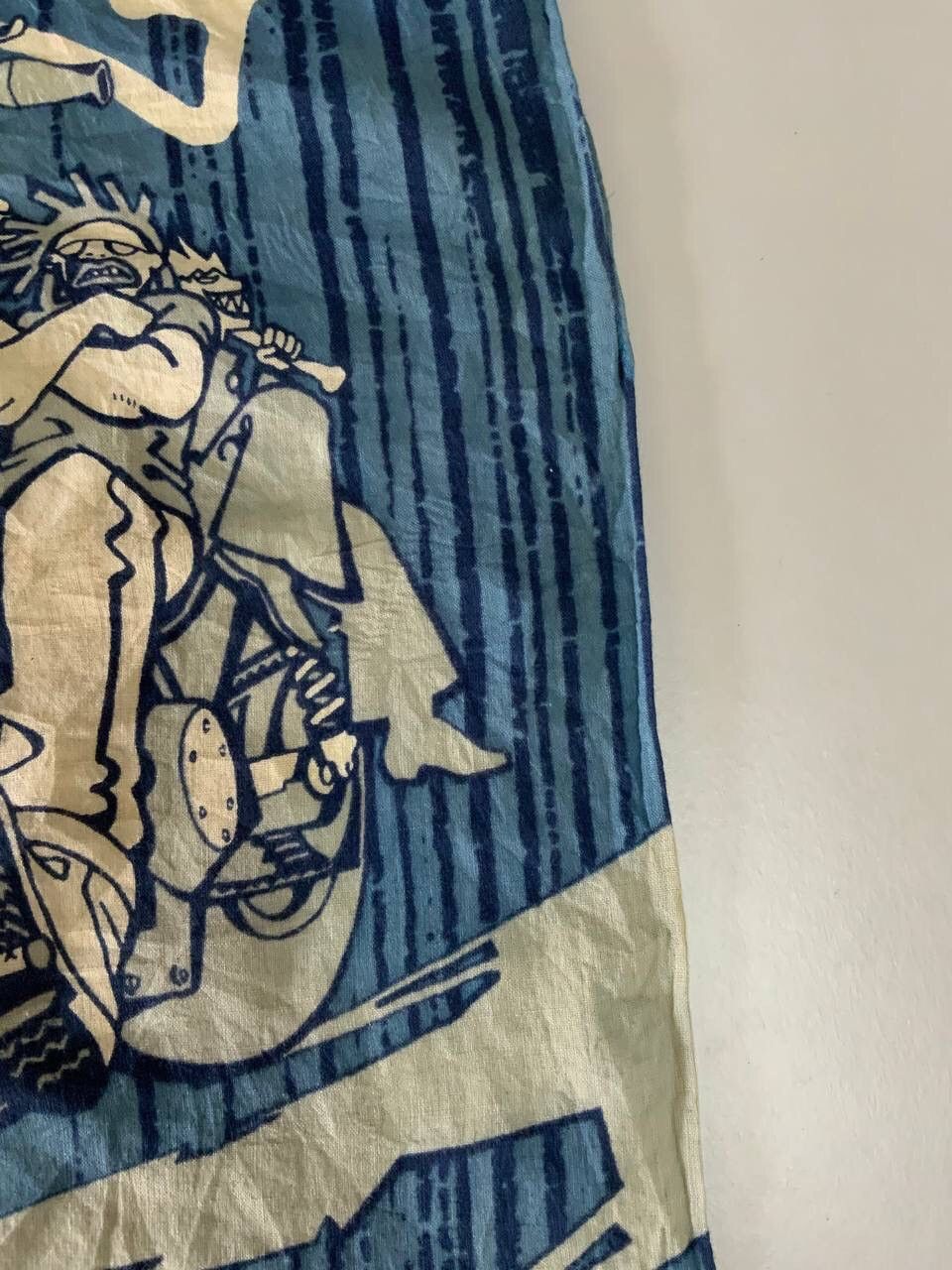 Japanese Brand Vintage Tenjho Tenge Handkerchief Size ONE SIZE - 15 Thumbnail
