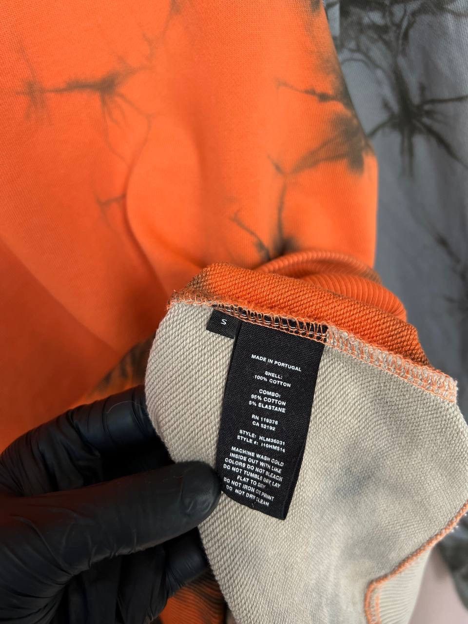 Helmut Lang Helmut Lang Tie Dye Logo Crew Sweatshirt Mens Size S/M Size US S / EU 44-46 / 1 - 11 Thumbnail