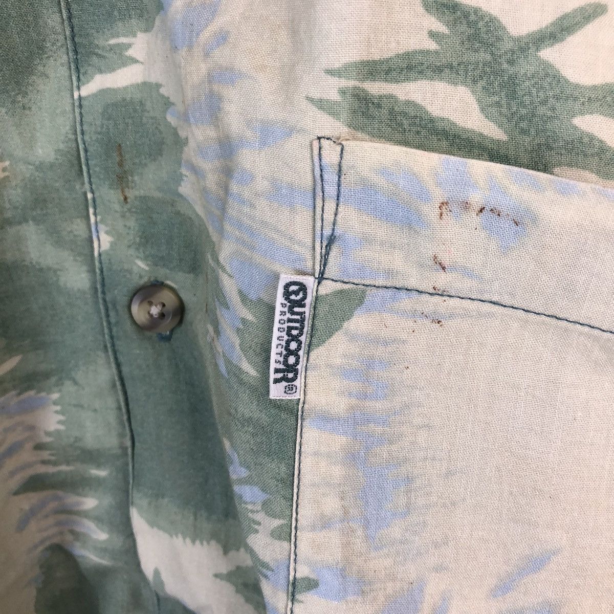 Other Outdoor Life Green camo leaf Shirt #A2315 Size US L / EU 52-54 / 3 - 10 Thumbnail