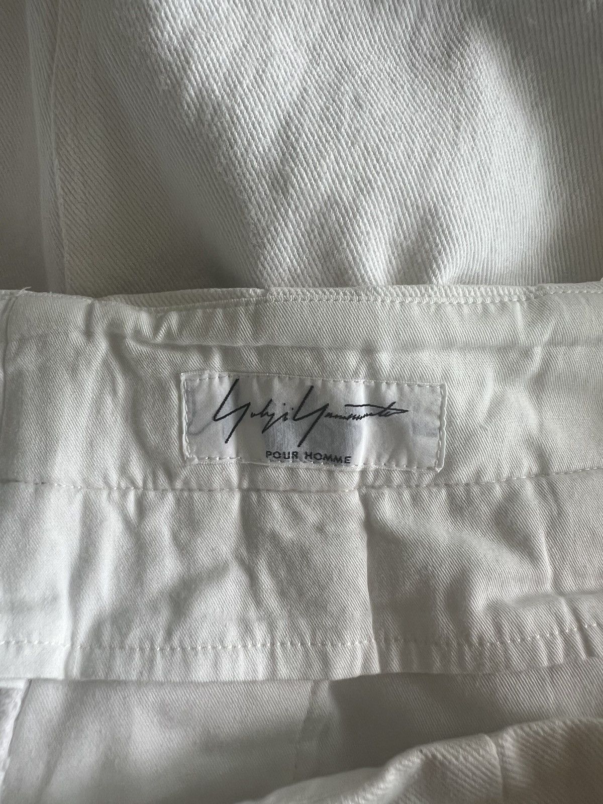 Yohji Yamamoto Yohji Yamamoto Pour Homme - Cotton/Twill 2 Tuck Short Pants Size US 30 / EU 46 - 5 Thumbnail