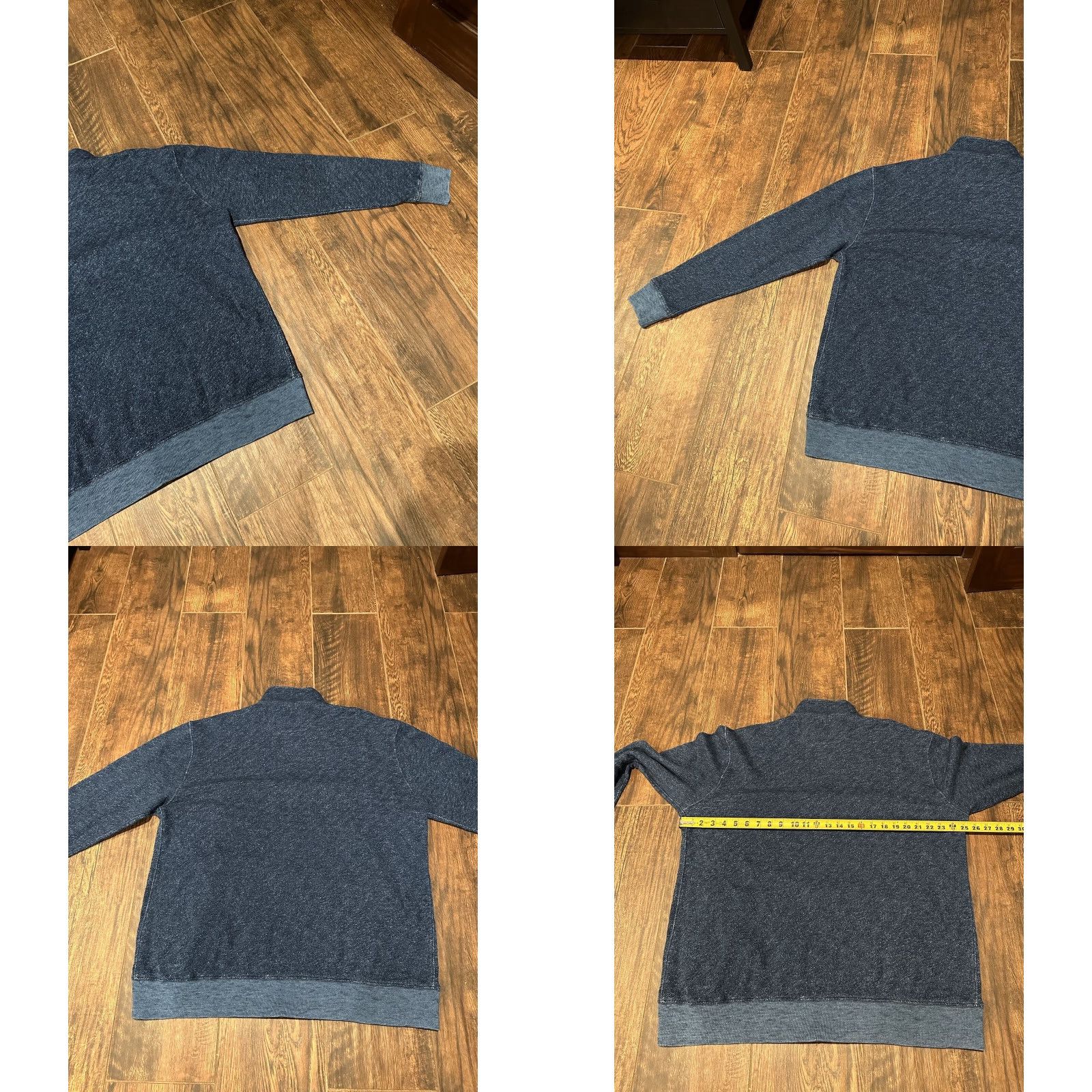 Faherty NWT Faherty Marled Indigo Jacket Blue 2XL Full Zip Mens Size 2XL Synthetic? Wait no. Size US XXL / EU 58 / 5 - 8 Thumbnail