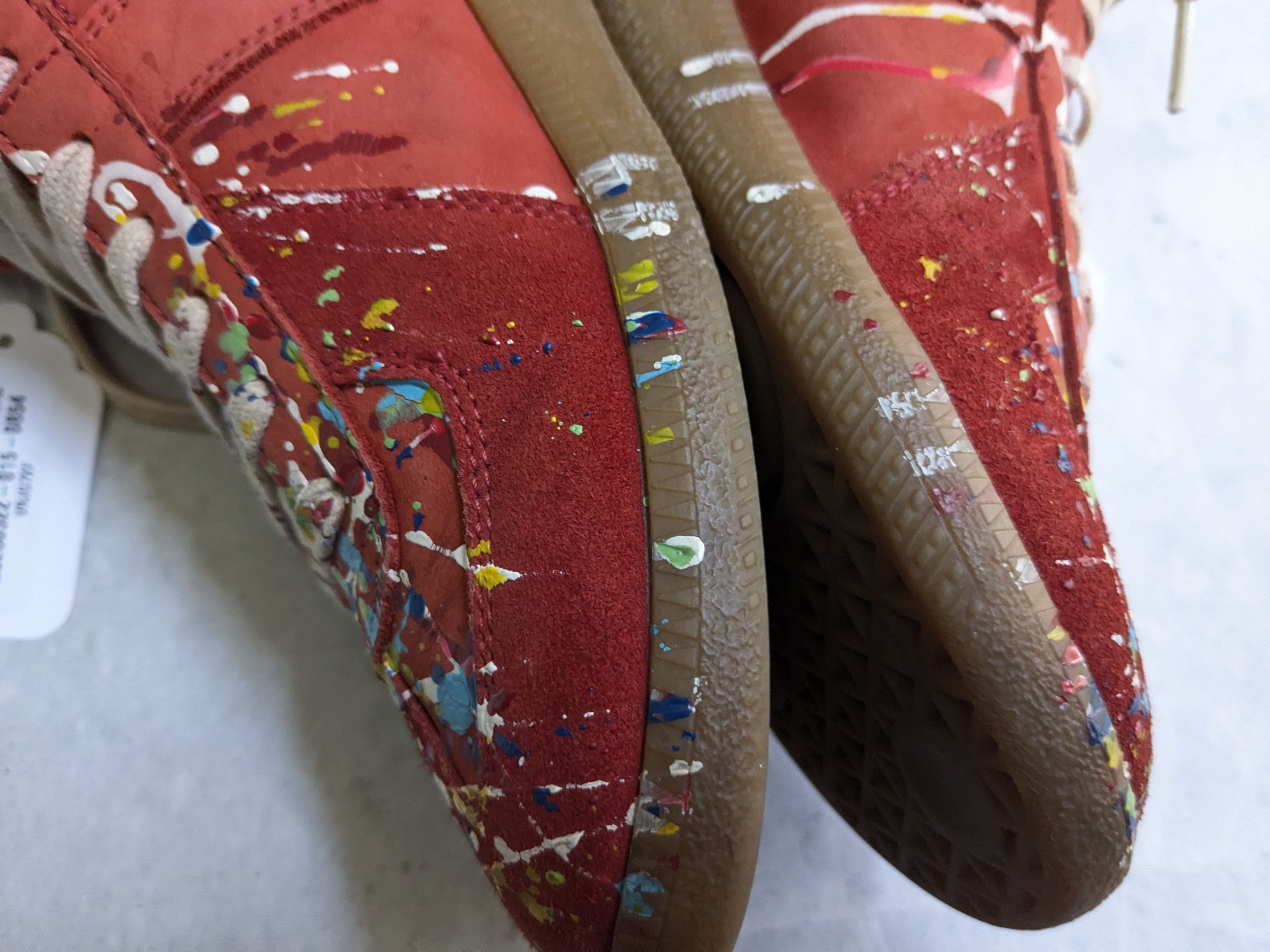 Maison Margiela Maison Margiela Replica GAT Red Paint Splatter 9 42 High Top Size US 9 / EU 42 - 10 Thumbnail