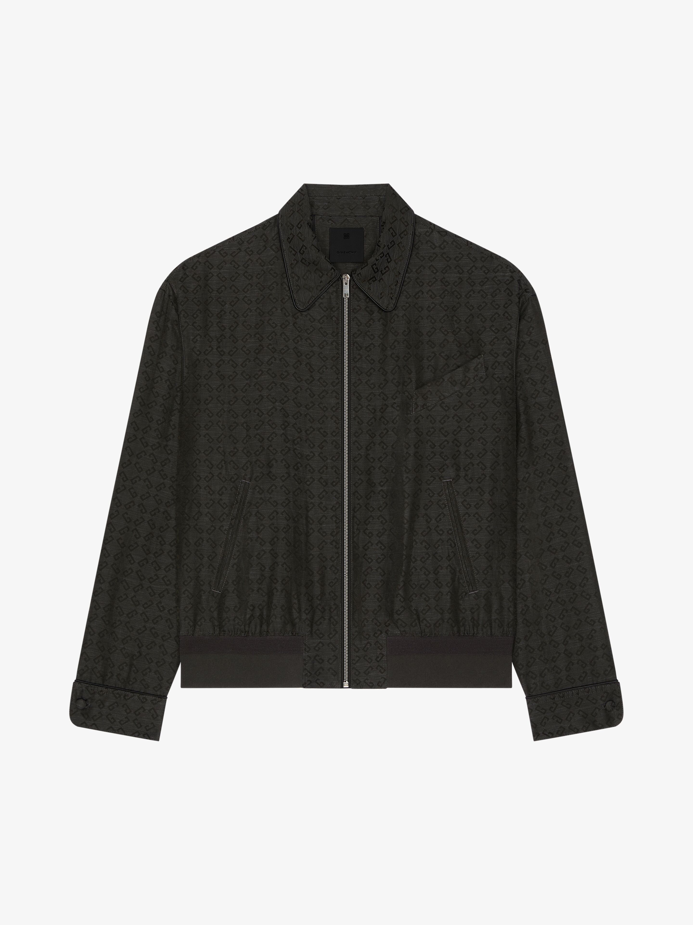 Givenchy o1w1db10326 Evening Blouson Jacket in Dark Grey Size US XXS / EU 40 - 1 Thumbnail