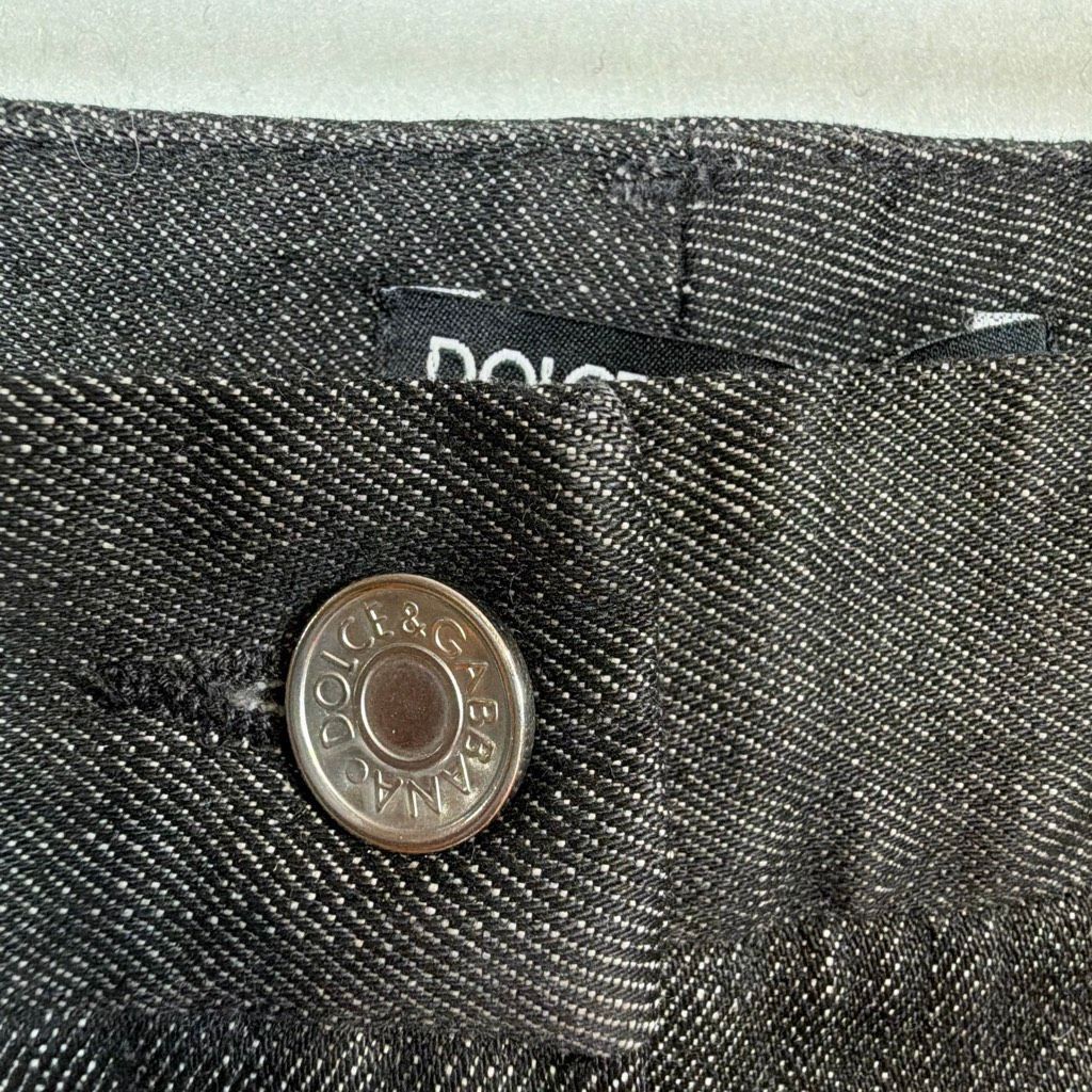 Dolce & Gabbana NWT Dolce & Gabbana Women’s Collection Dark Wash Denim Mini Size 28" / US 6 / IT 42 - 6 Thumbnail