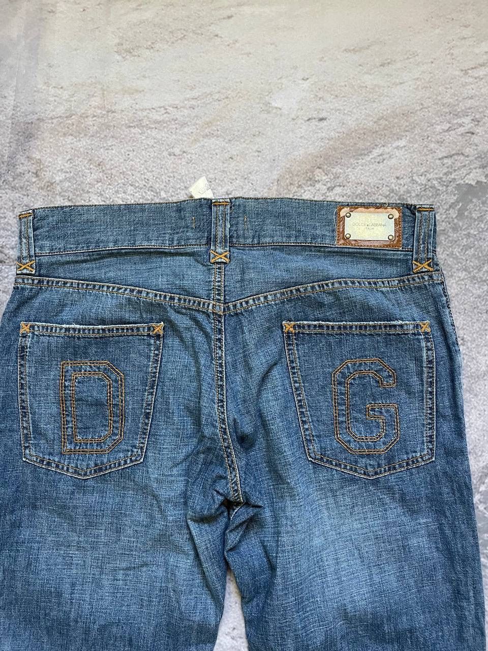 Dolce & Gabbana Dolce & Gabbana Vintage "D&G" Logo Embroidered Denim Jeans Size US 32 / EU 48 - 3 Thumbnail