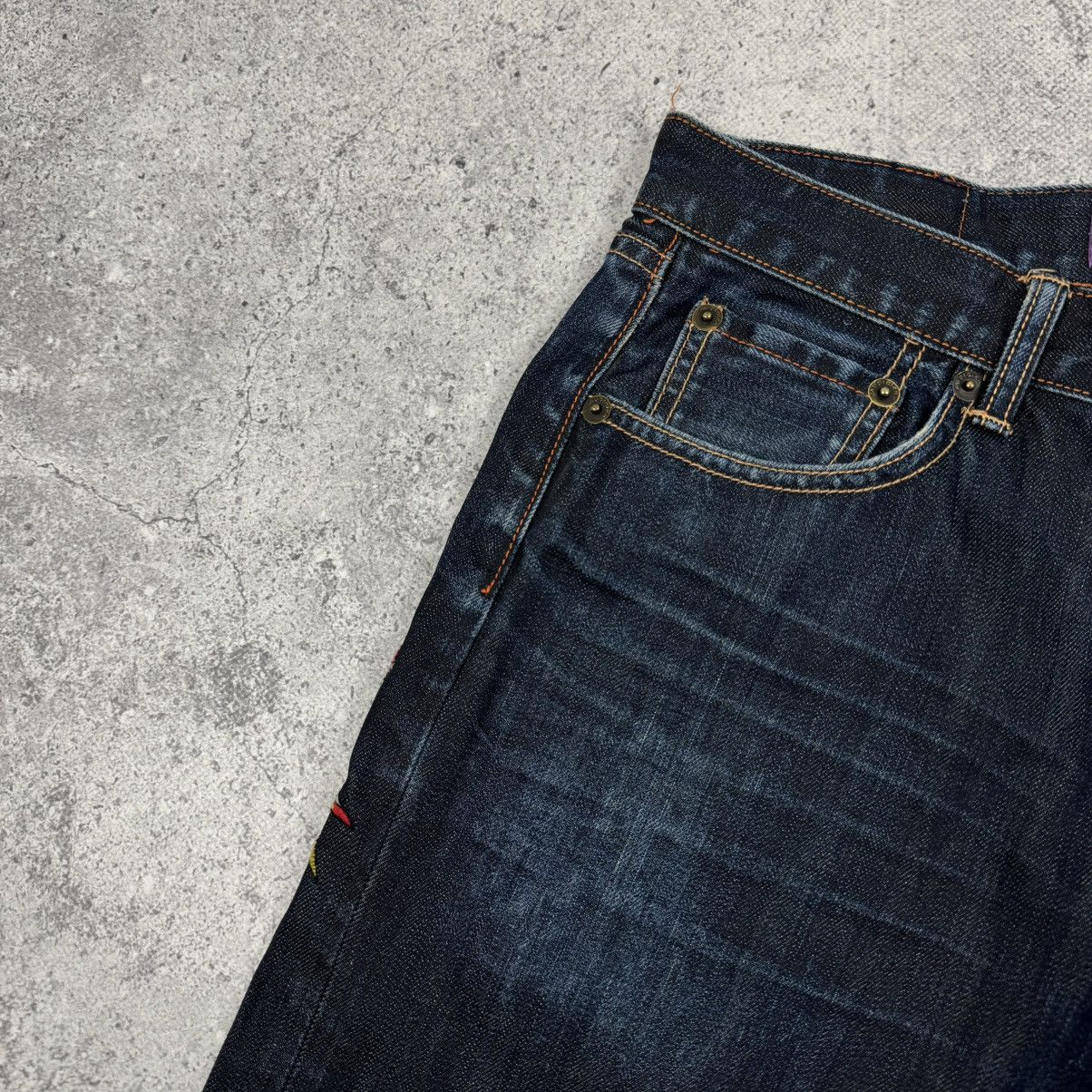 Christian Audigier × Ed Hardy RARE Christian Audigier West Coast Embroidered King Jeans Size US 34 / EU 50 - 12 Thumbnail