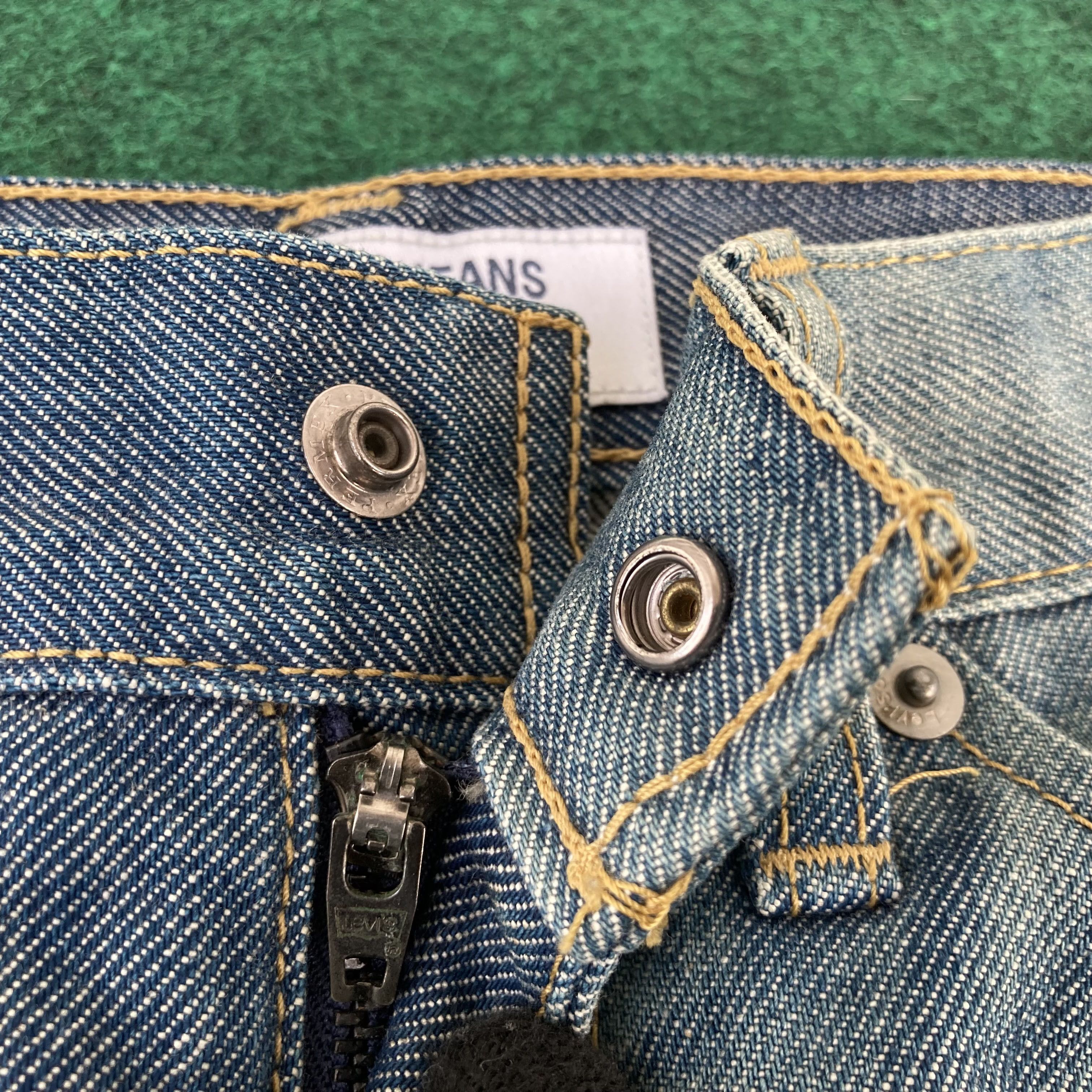 Levi's × Vintage 29x30 Vtg Levis Engineered Regular Faded Kimura Jeans Size US 29 - 6 Thumbnail