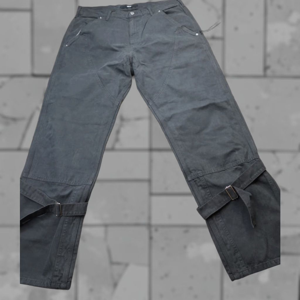 Vintage Billy Los Angeles Pants 36 Gray Canvas Double Knee Made in USA NEW Size US 36 / EU 52 - 1 Thumbnail