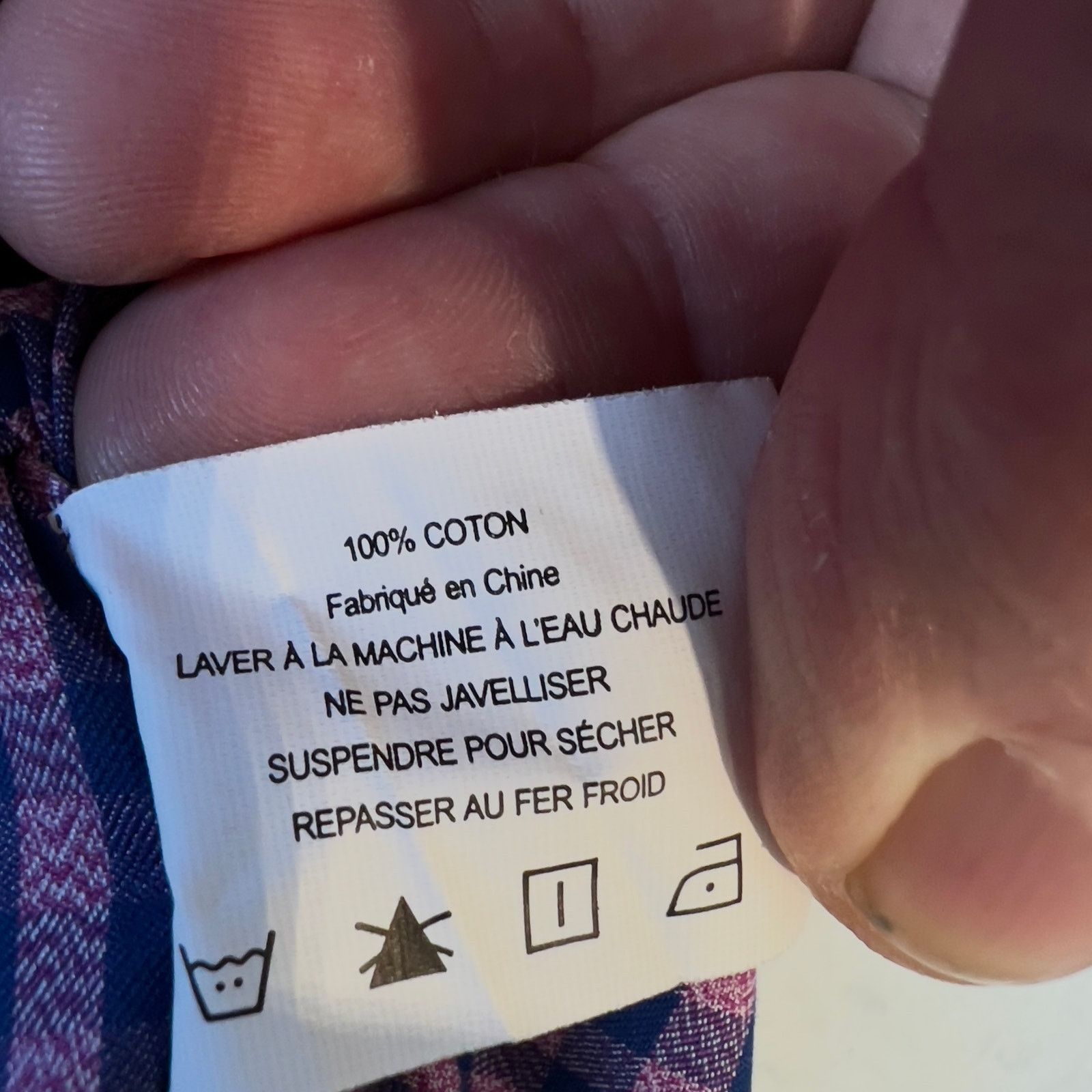 David Donahue David Donahue Button Shirt Men XL Purple Blue Premium Cotton Size US XL / EU 56 / 4 - 9 Thumbnail