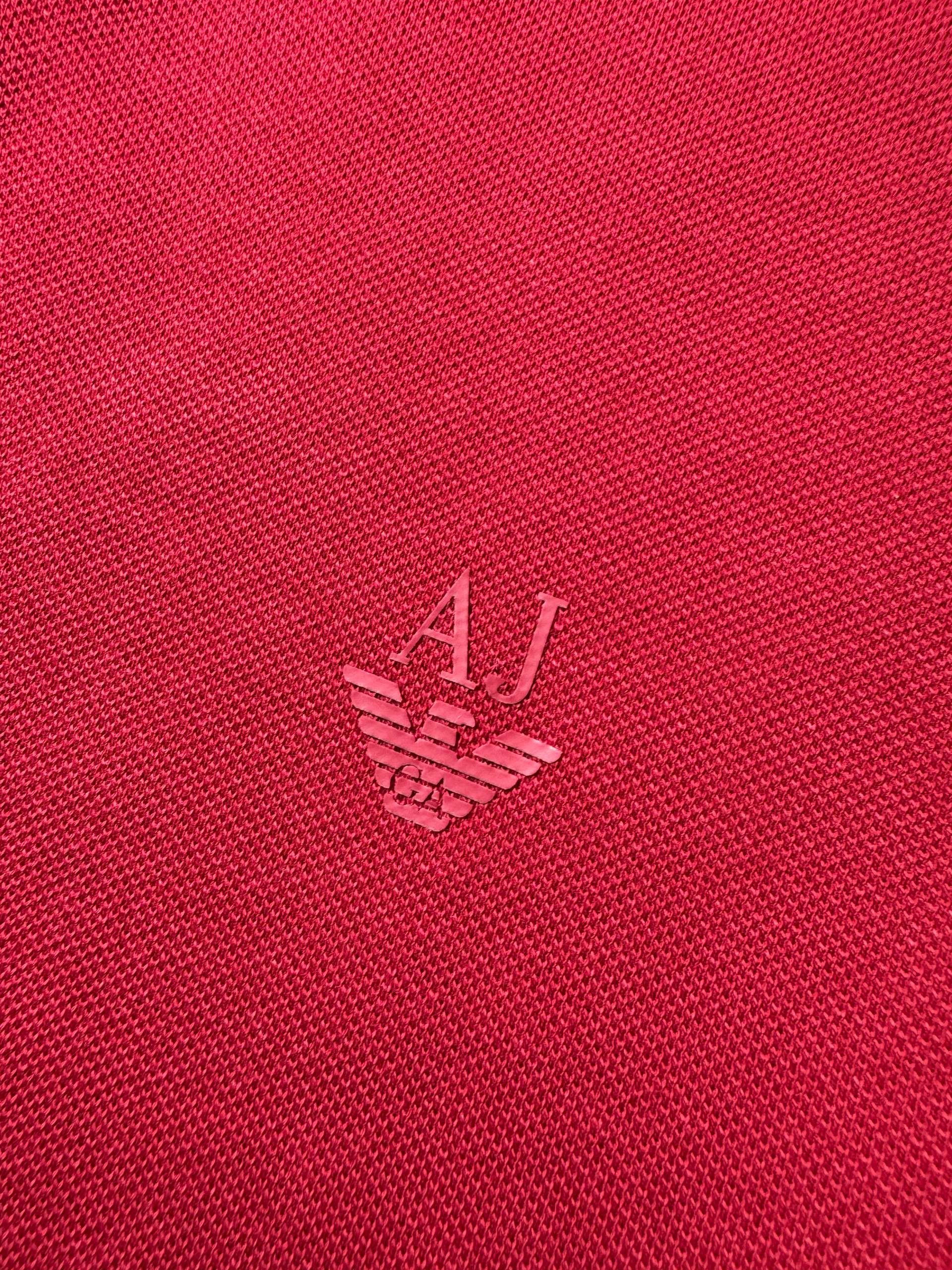 Armani Armani Jeans Vintage Red Long Sleeve T-shirt Cotton Size US XL / EU 56 / 4 - 4 Thumbnail