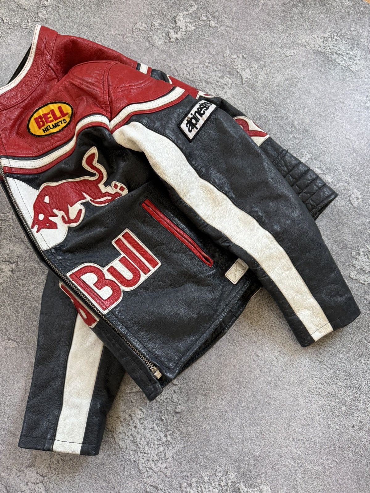 Red Bull Red Bull XL genuine leather racing motorcycle jacket biker Size US XL / EU 56 / 4 - 25 Thumbnail