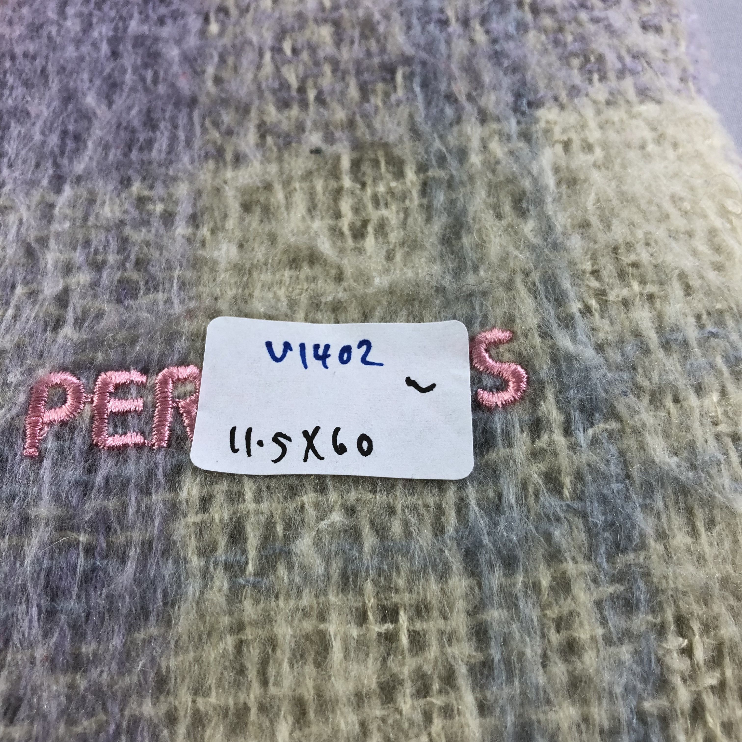 PERSON'S Person's Tartan Wool Scarf Muffler V1402 Size ONE SIZE - 5 Thumbnail
