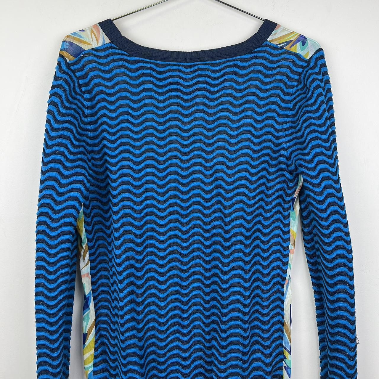 Missoni Colorful Artistic V-Neck Sweater by Missoni Size M / US 6-8 / IT 42-44 - 3 Thumbnail