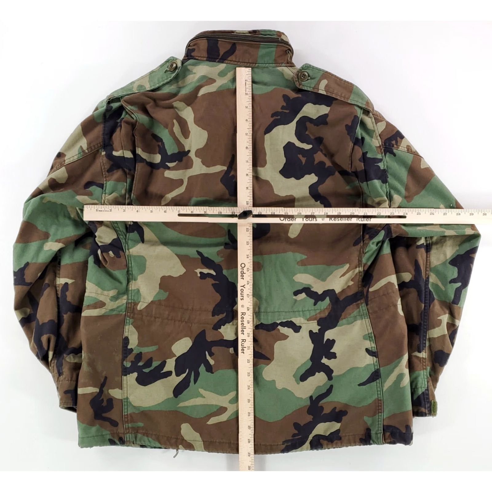 Vintage **M65 Woodland Camo Cold Weather Men's Jacket L** User: M65 Woodland Camo Cold Weather Men's Jacket L Size US L / EU 52-54 / 3 - 5 Thumbnail