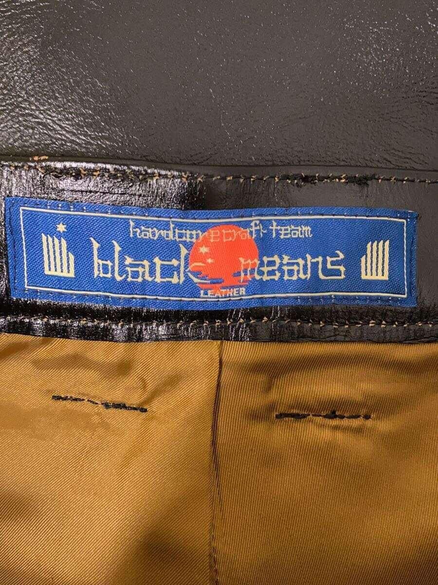 Blackmeans Leather Zip Trousers Size US 32 / EU 48 - 4 Thumbnail