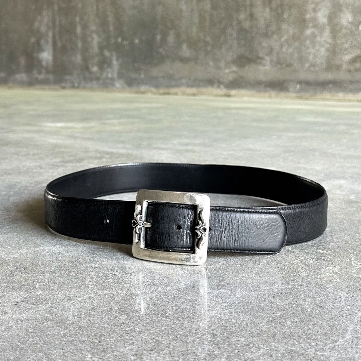 Chrome Hearts Chrome Hearts 1.5 OTJ Square Buckle Leather Belt Size 34 - 3 Thumbnail