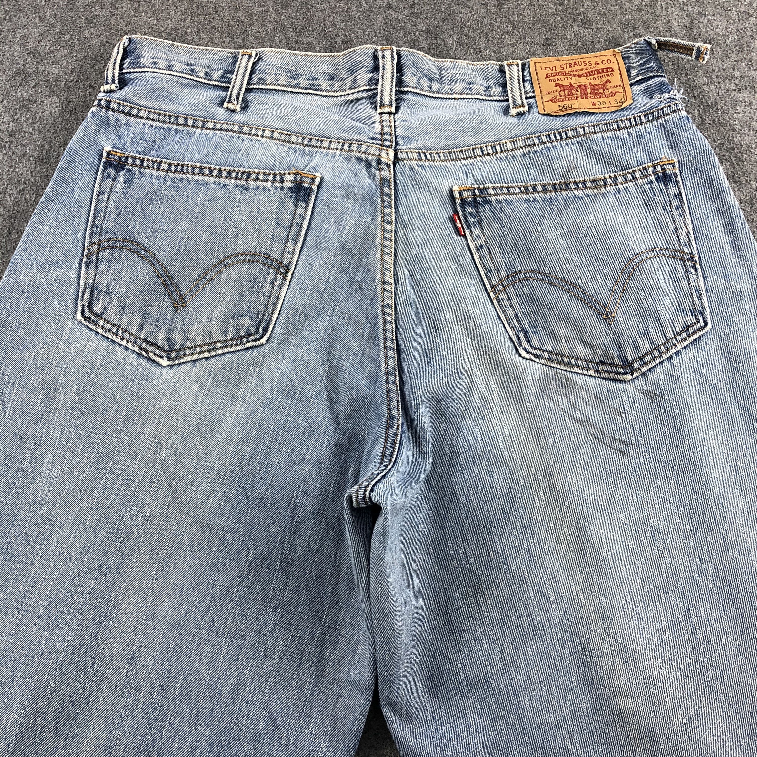 Levi's Vintage Blue Wash Levis 560 Jeans-J1680 Size US 39 - 4 Thumbnail