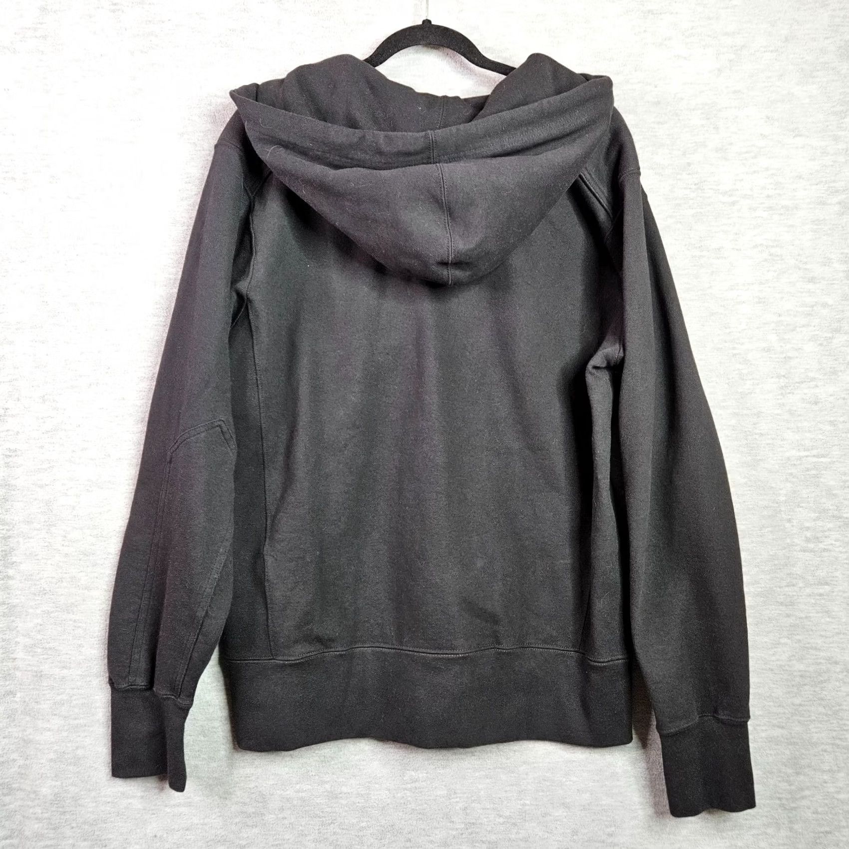 Vintage American Giant Zip Hoodie L Black Graphic Cat Jacket Heavyweight USA Made Size US L / EU 52-54 / 3 - 2 Thumbnail