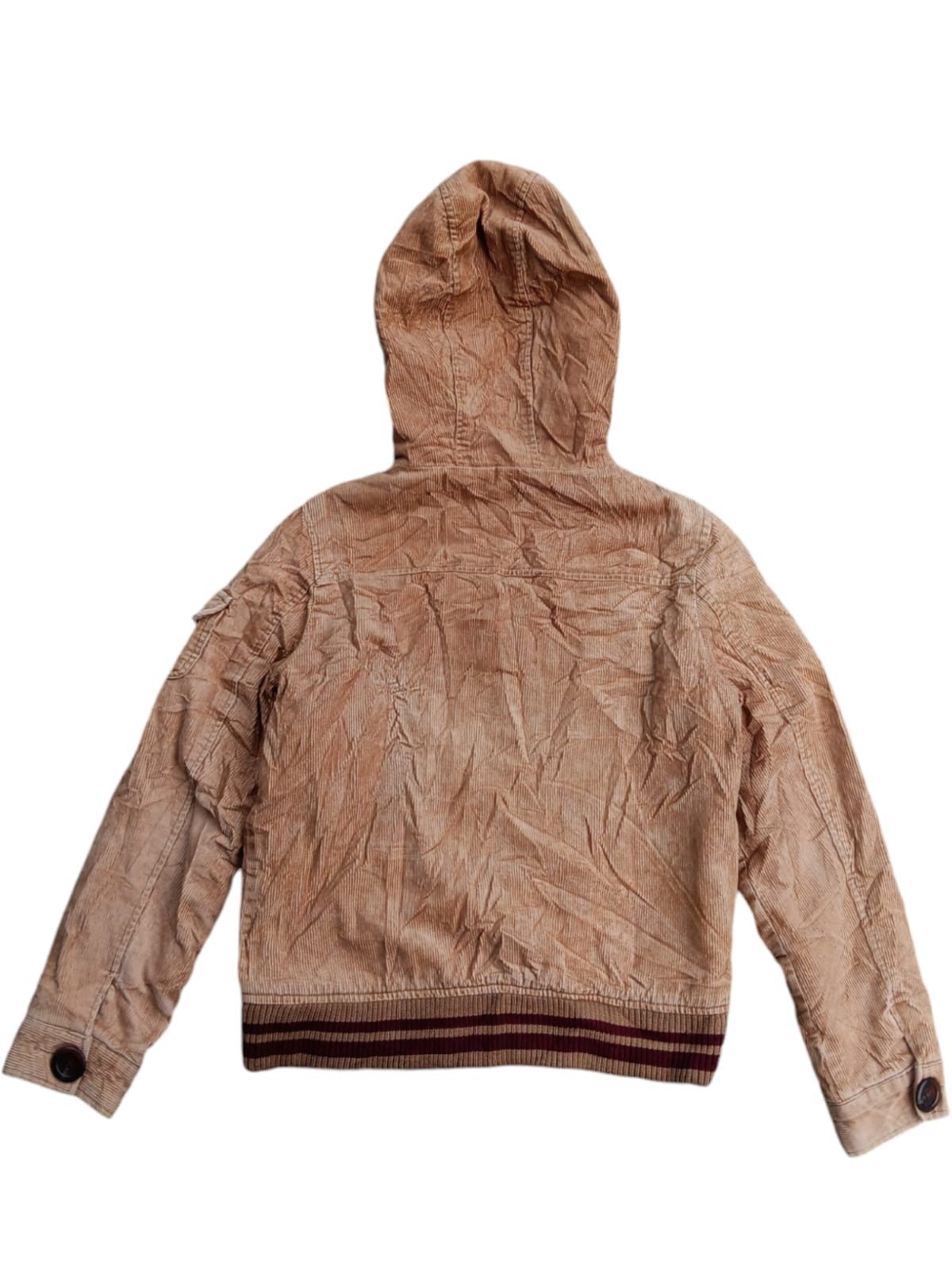 Japanese Brand Maru japanese corduroy fur hoodie jacket Size US S / EU 44-46 / 1 - 10 Thumbnail