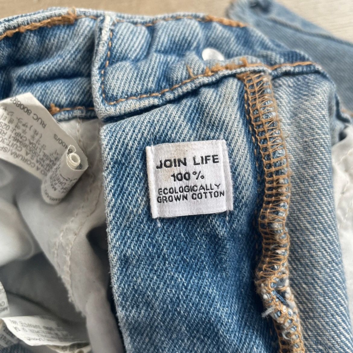Zara Zara SS18 Light Wash Jean Denim Join Life Skirt Size 27" / US 4 / IT 40 - 6 Thumbnail
