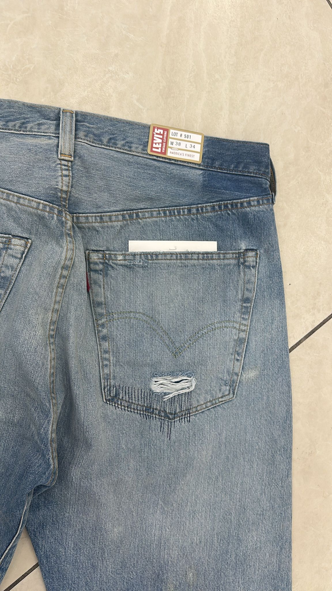Levi's Vintage Clothing LVC Levi's Vintage Clothing 1947 501XX BigE Selvedge Jeans Size US 38 / EU 54 - 5 Thumbnail