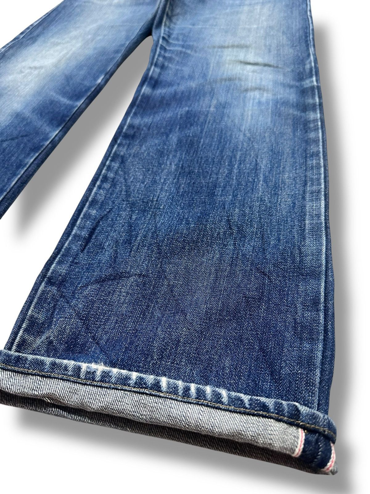 Victorinox Vintage Victorinox Premium Selvage Denim Light Blue Wash Size US 36 / EU 52 - 16 Thumbnail