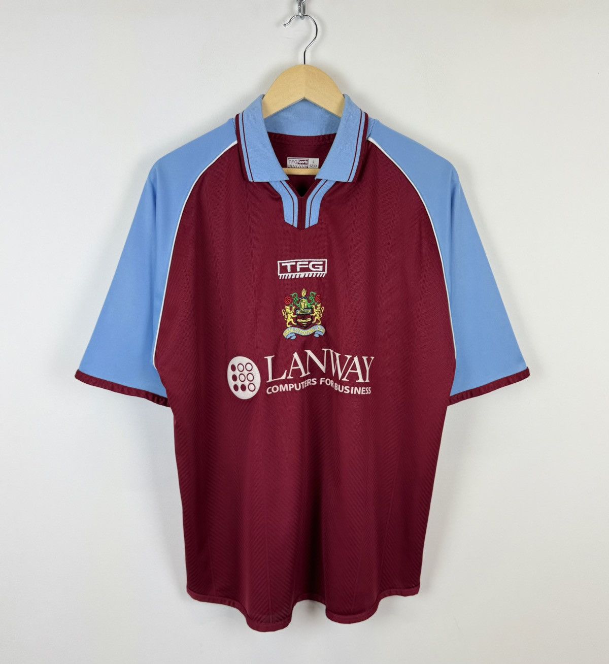 Vintage Vintage Burnley 2002/2003 TFG Soccer Jersey Football Shirt Size US L / EU 52-54 / 3 - 1 Thumbnail